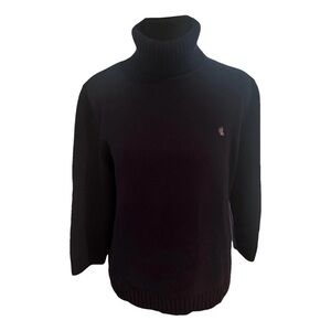 Ralph Lauren Classic Black Turtleneck Sweater